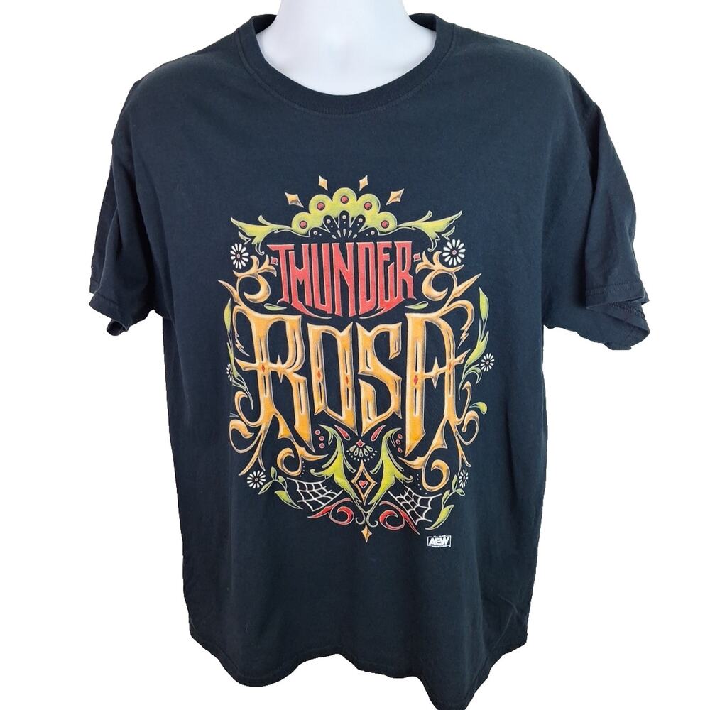 Thunder Rosa - Thrive AEW Wrestling Official T-Shirt Size Large